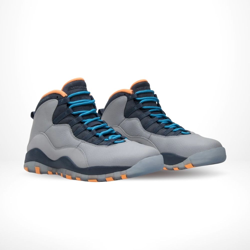 Air Jordan 10 Retro Bobcats Grey Blue