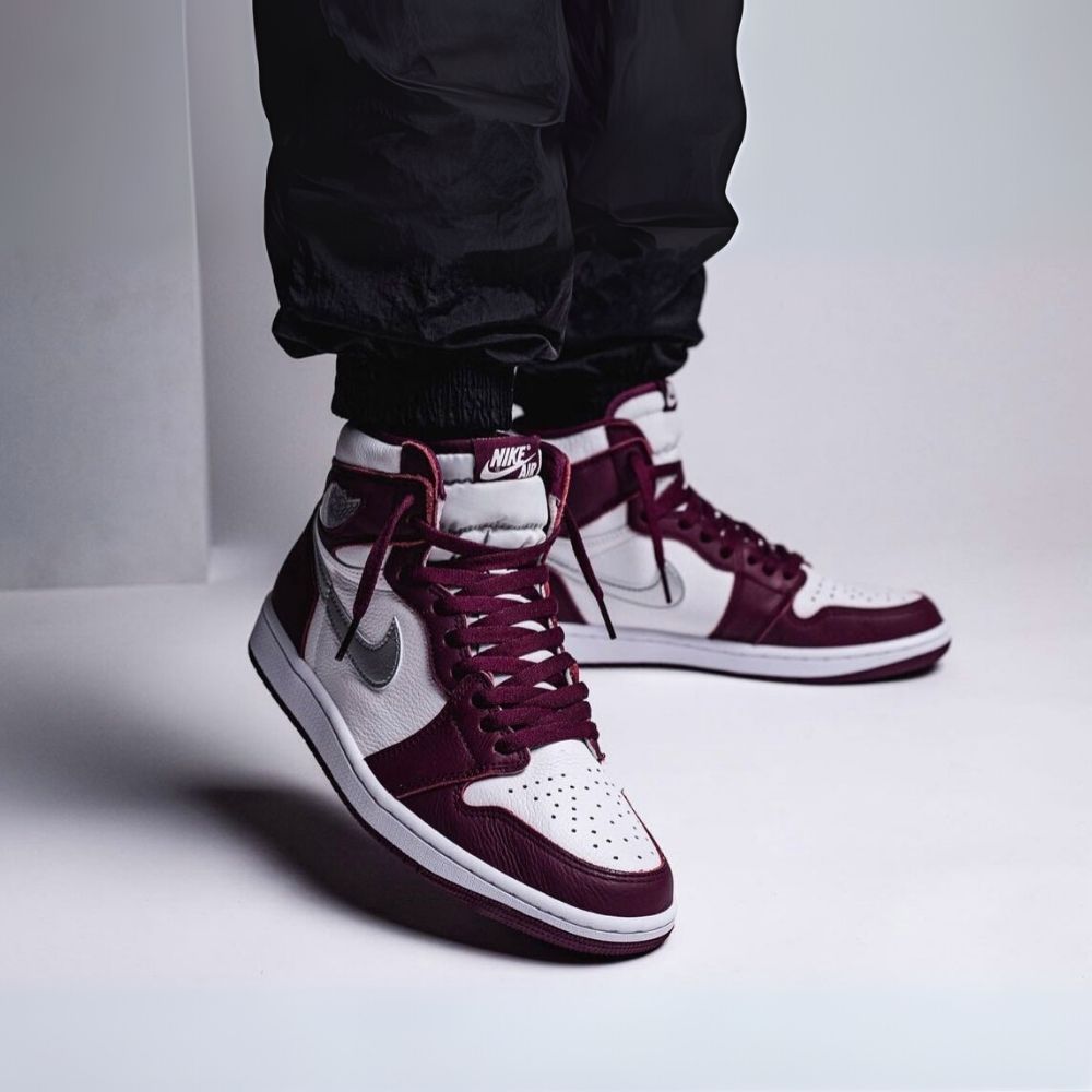 Air Jordan 1 High Golf Bordeaux Red White