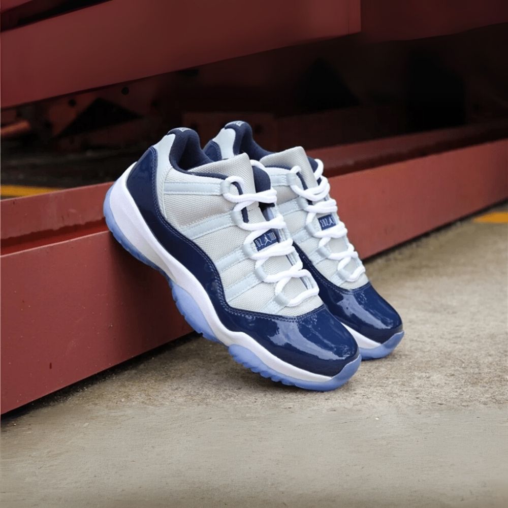 Air Jordan 11 Retro Low Georgetown Grey Navy