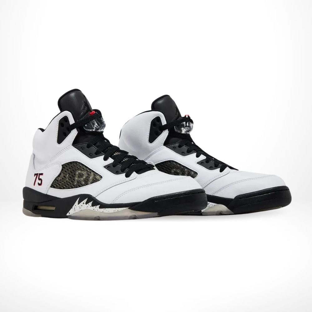 Air Jordan 5 Retro x Paris Saint-Germain Friends n Family Black White