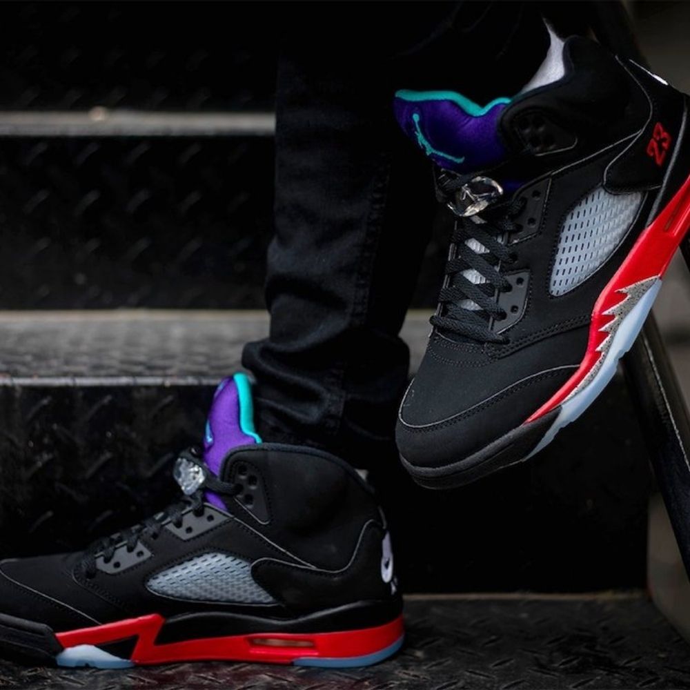 Air Jordan 5 Retro Top 3 Black Red