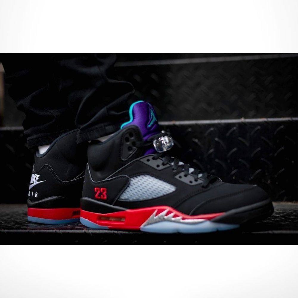 Air Jordan 5 Retro Top 3 Black Red