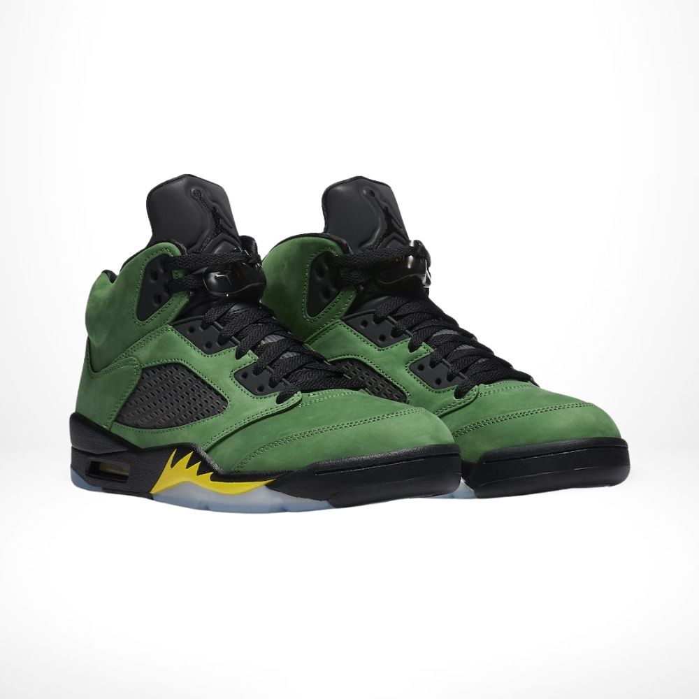 Air Jordan 5 Retro SE Oregon Green