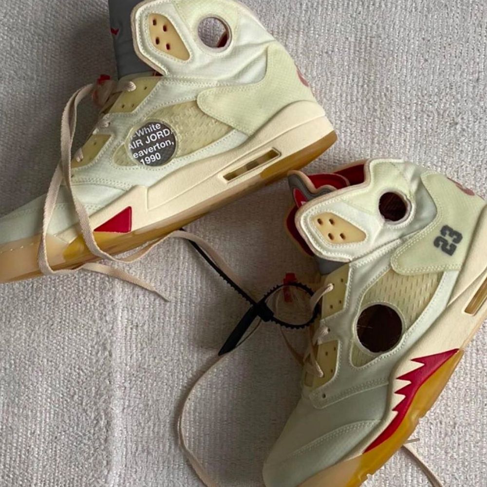 Air Jordan 5 Retro x Off-White Cream