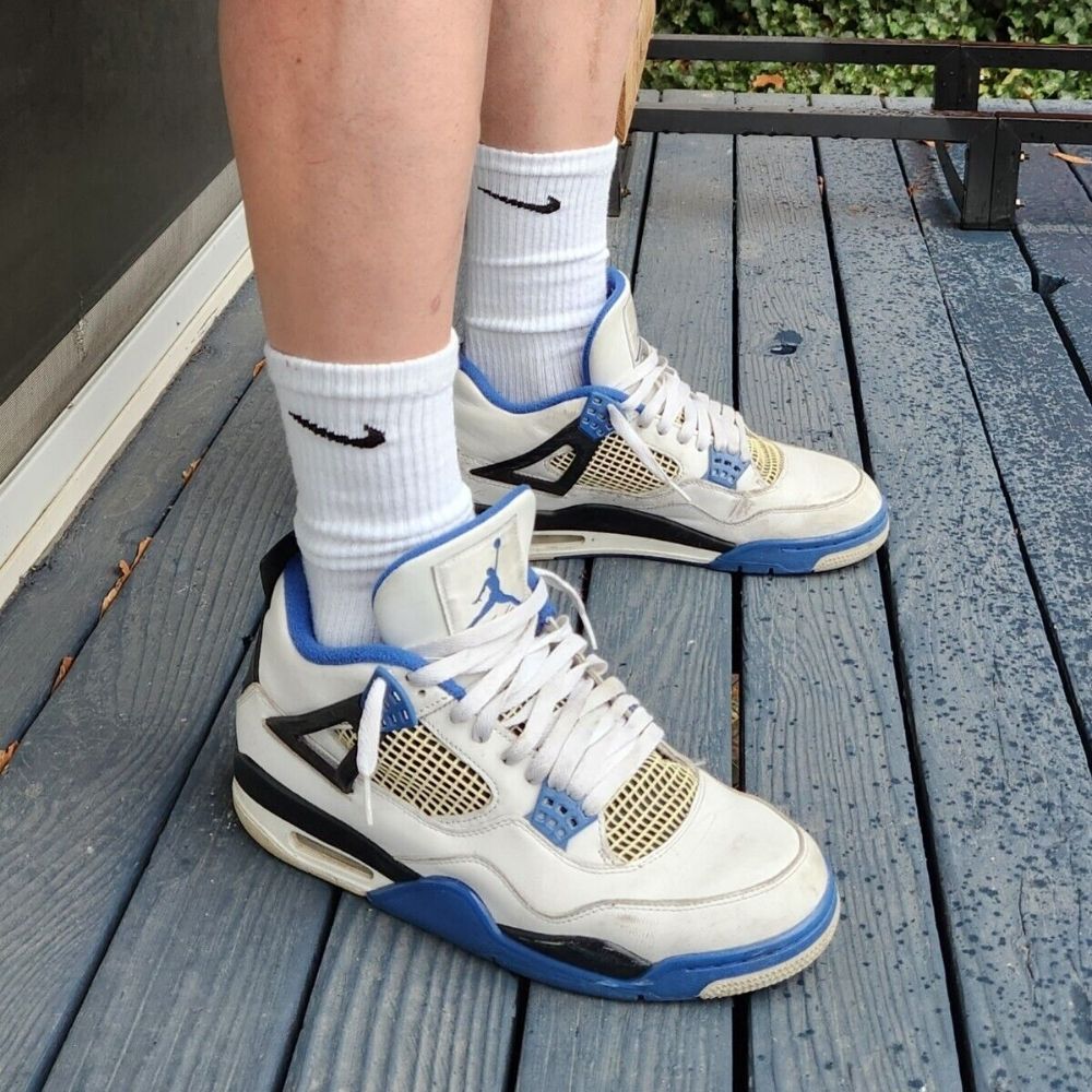 Air Jordan 4 Retro Motorsports Game Royal