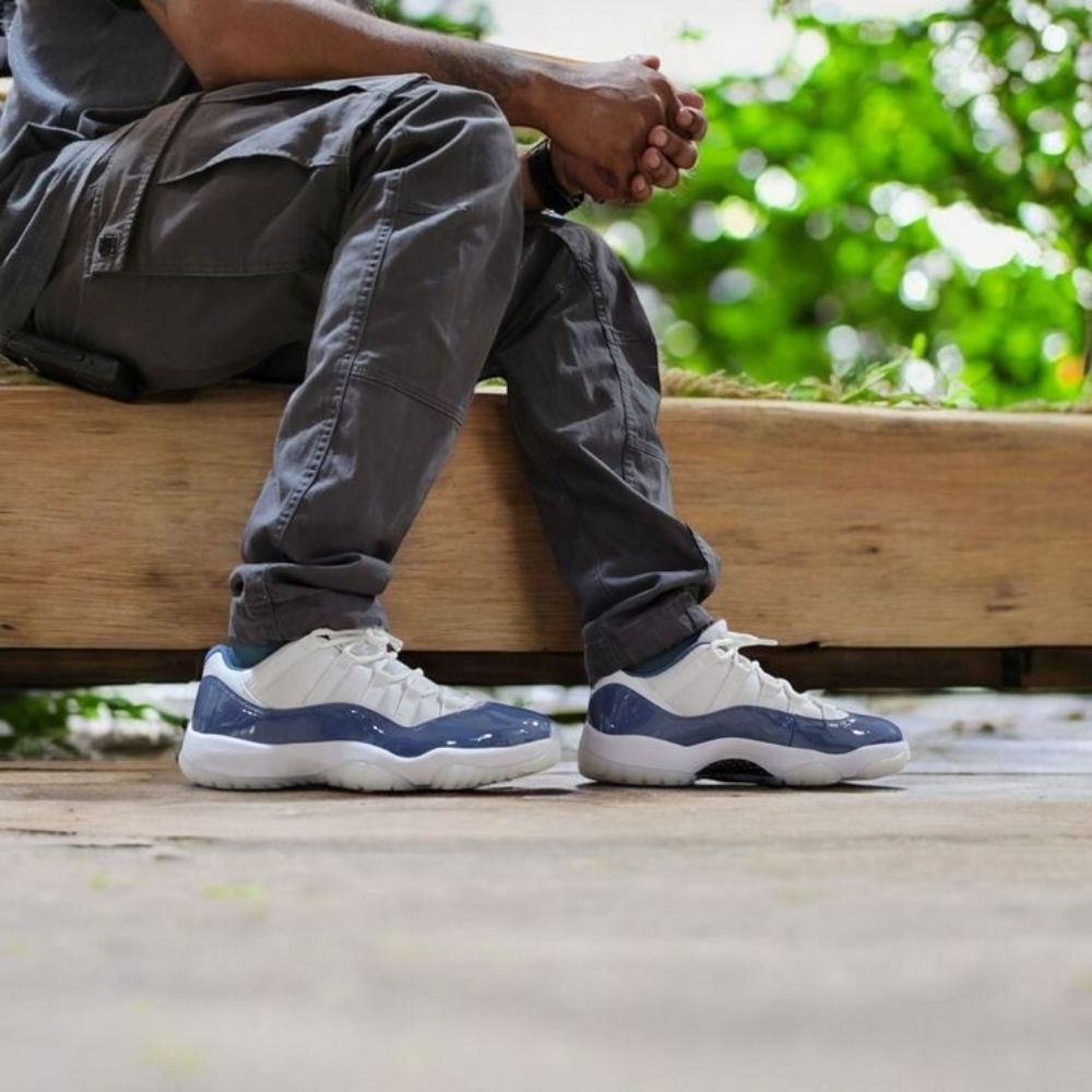 Air Jordan 11 UNC University Blue White