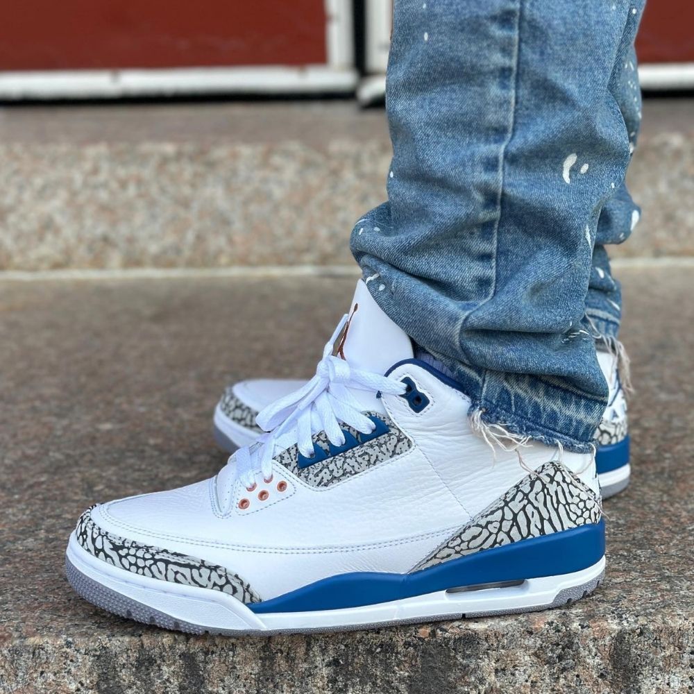 Air Jordan 3 Retro Washington Wizards True Blue