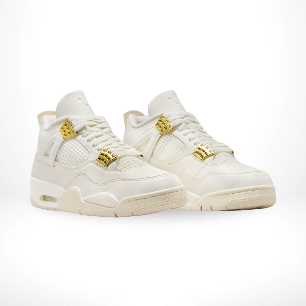 Air Jordan 4 Sail Metallic Gold