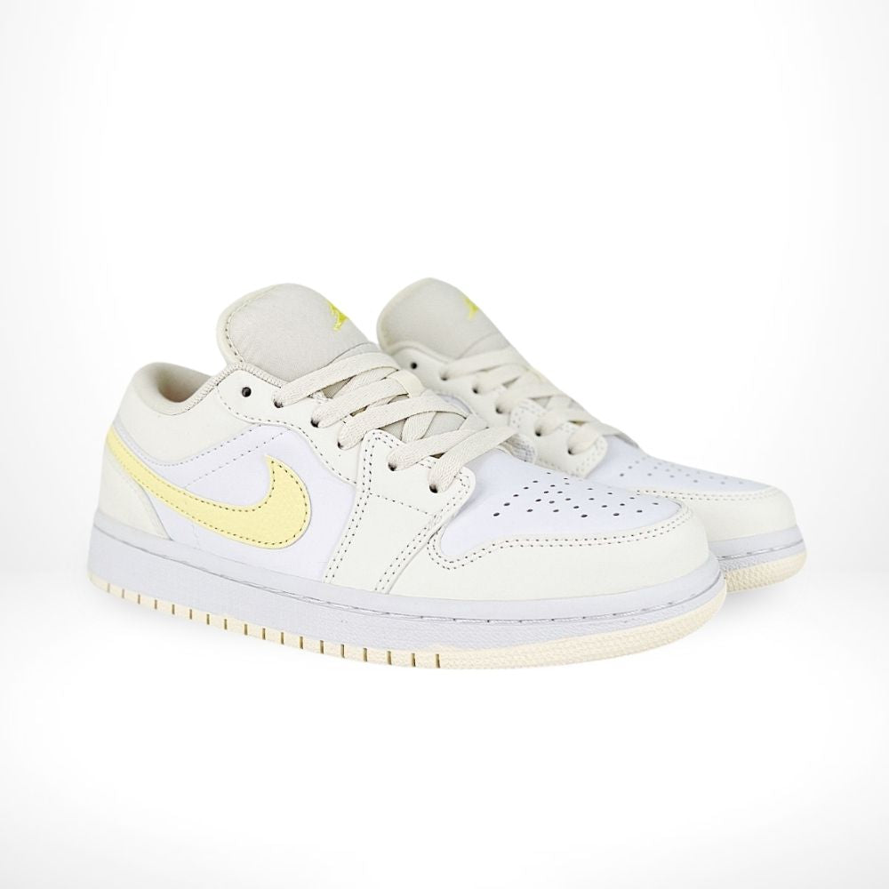 Air Jordan 1 Low GS Zesty Lemon White
