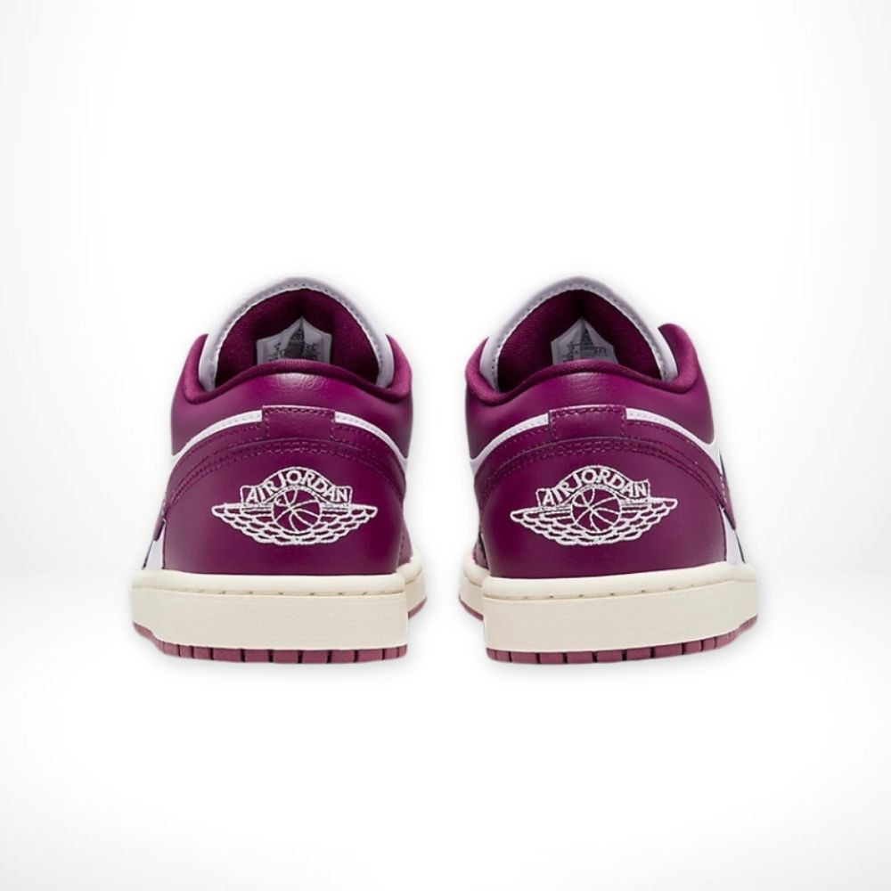 Air Jordan 1 Low White Fireberry