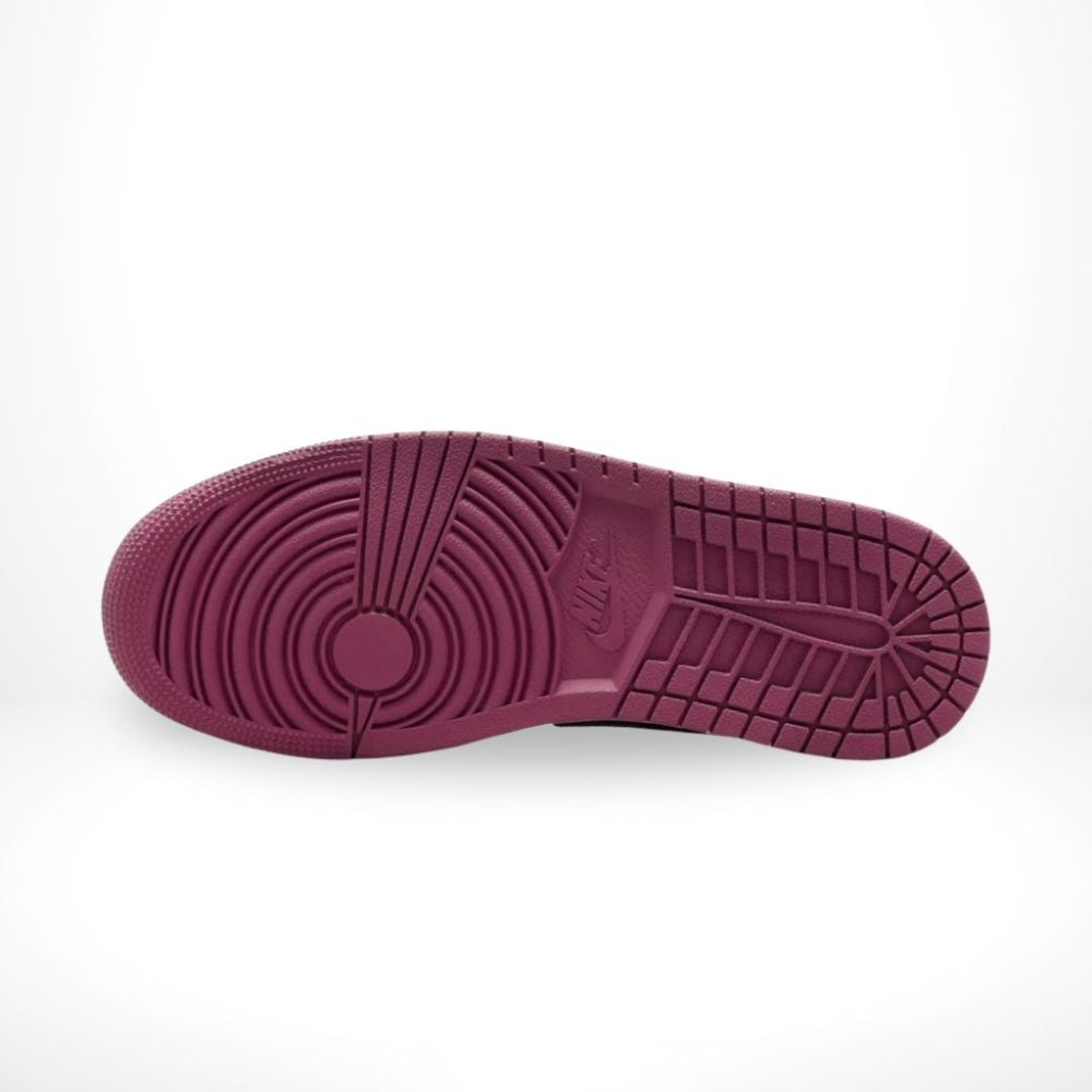 Air Jordan 1 Low White Fireberry